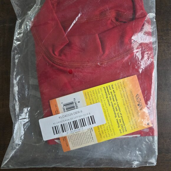 XCel Shortsleeve Kid's Surf Swimming Shirt Red 40529 NWT - Picture 2 of 12